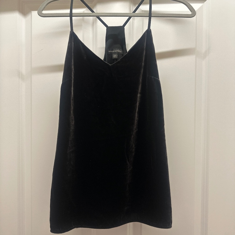 Banana Republic NWT velvet tank - xs